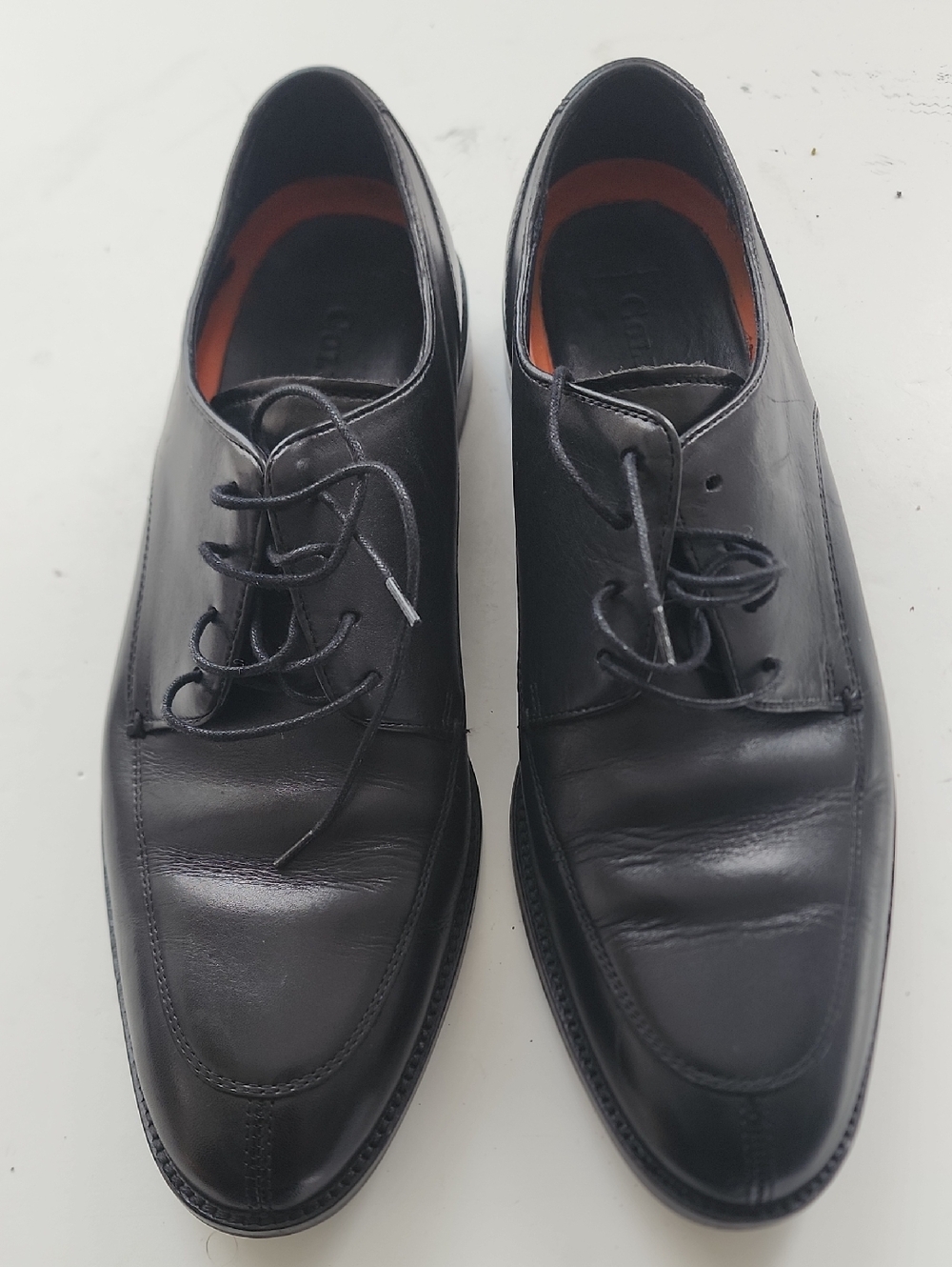 Cole Haan Black Leather Derby Dress Shoes